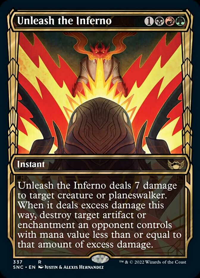 Unleash the Inferno (Showcase Golden Age) [Streets of New Capenna] | Eastridge Sports Cards & Games