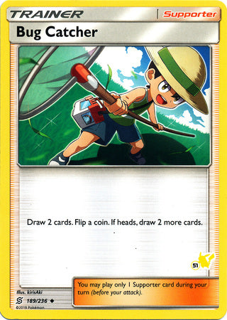 Bug Catcher (189/236) (Pikachu Stamp #51) [Battle Academy 2020] | Eastridge Sports Cards & Games