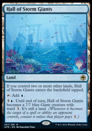 Hall of Storm Giants (Promo Pack) [Dungeons & Dragons: Adventures in the Forgotten Realms Promos] | Eastridge Sports Cards & Games