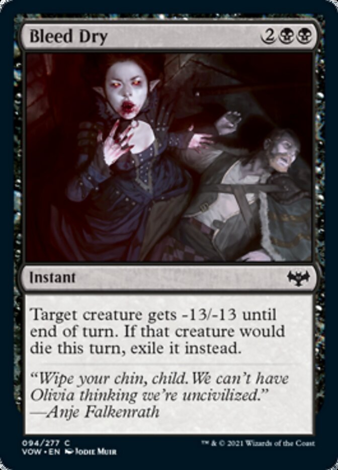 Bleed Dry [Innistrad: Crimson Vow] | Eastridge Sports Cards & Games