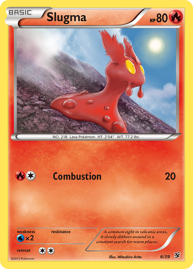 Slugma (6/39) [XY: Kalos Starter Set] | Eastridge Sports Cards & Games