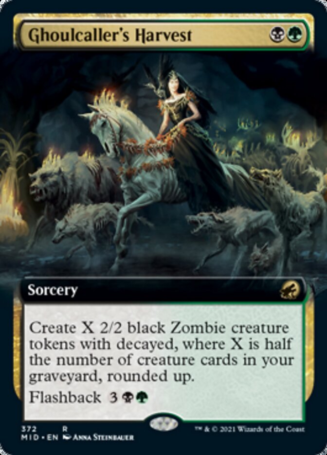 Ghoulcaller's Harvest (Extended) [Innistrad: Midnight Hunt] | Eastridge Sports Cards & Games