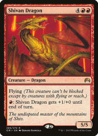 Shivan Dragon [Magic Origins] | Eastridge Sports Cards & Games