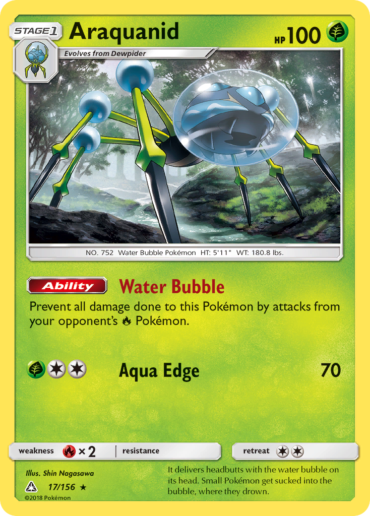 Araquanid (17/156) [Sun & Moon: Ultra Prism] | Eastridge Sports Cards & Games