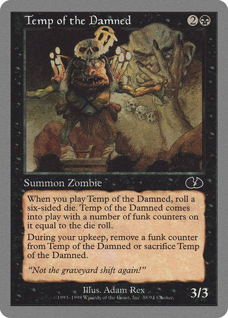 Temp of the Damned [Unglued] | Eastridge Sports Cards & Games