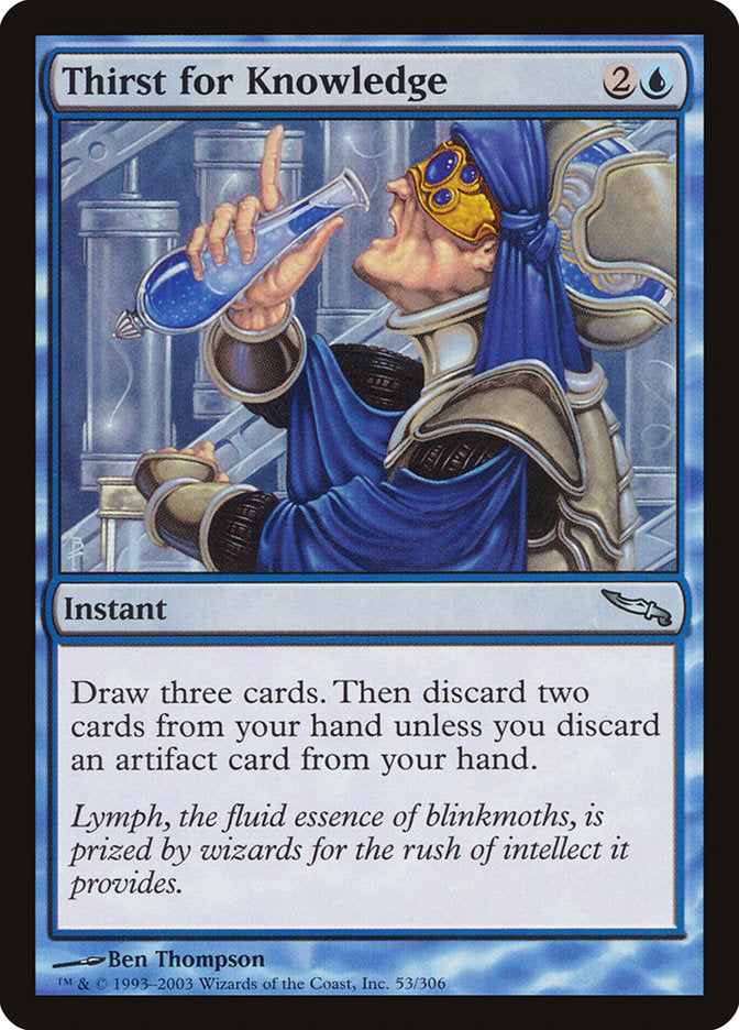 Thirst for Knowledge [Mirrodin] | Eastridge Sports Cards & Games
