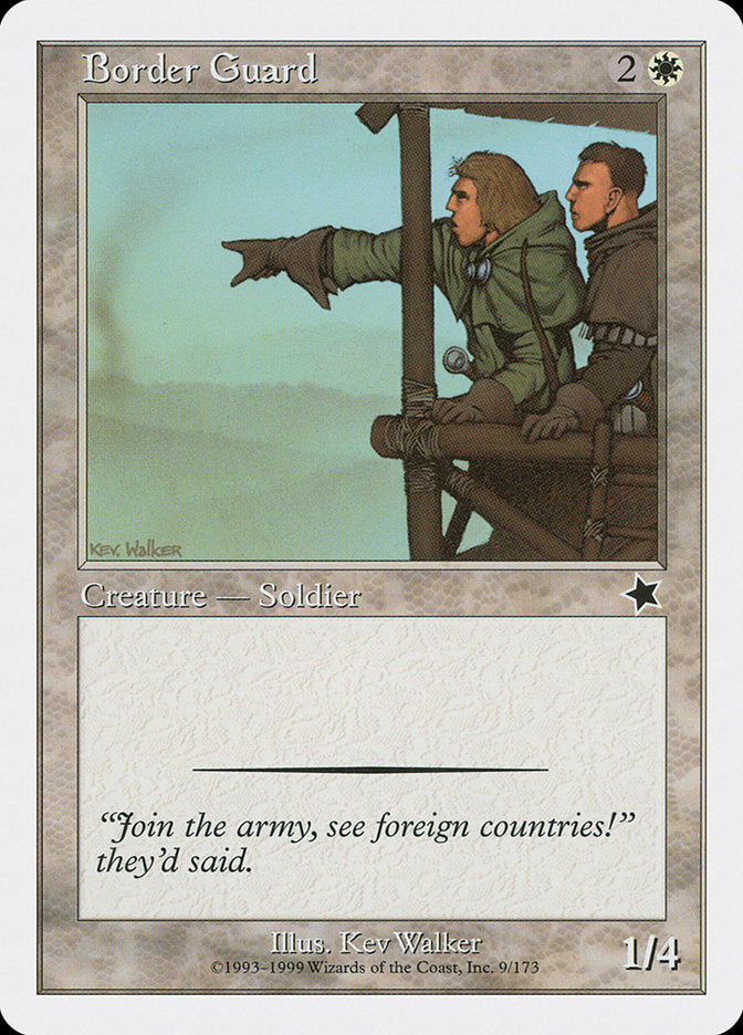 Border Guard [Starter 1999] | Eastridge Sports Cards & Games