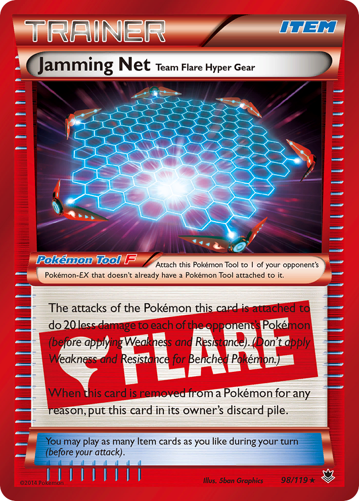 Jamming Net Team Flare Hyper Gear (98/119) [XY: Phantom Forces] | Eastridge Sports Cards & Games