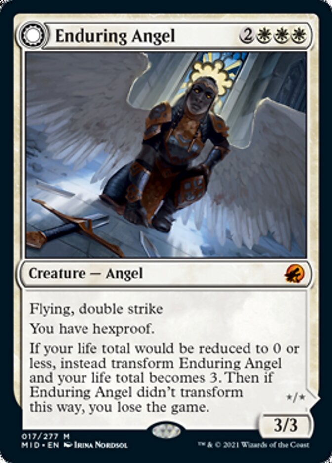 Enduring Angel // Angelic Enforcer [Innistrad: Midnight Hunt] | Eastridge Sports Cards & Games