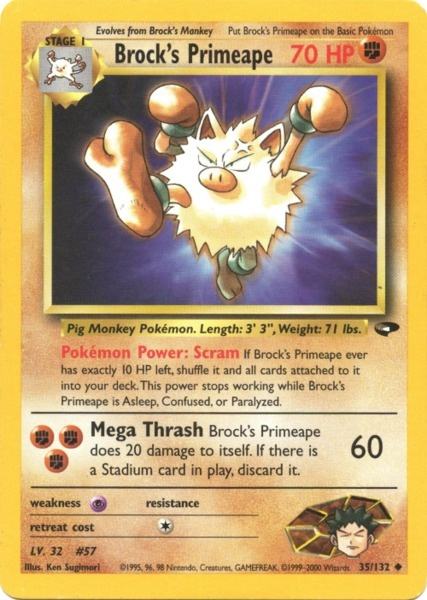 Brock's Primeape (35/132) [Gym Challenge Unlimited] | Eastridge Sports Cards & Games