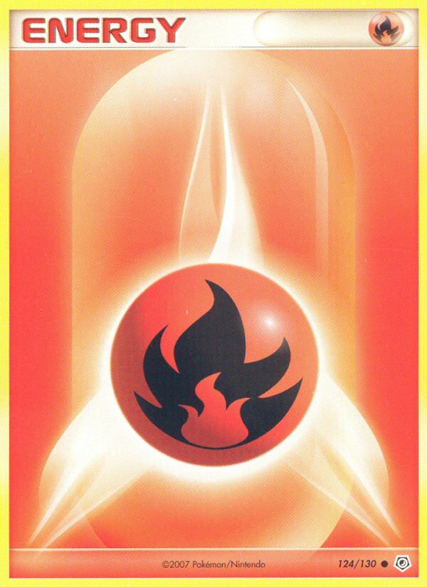 Fire Energy (124/130) [Diamond & Pearl: Base Set] | Eastridge Sports Cards & Games