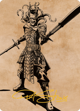 Zevlor, Elturel Exile Art Card (78) (Gold-Stamped Signature) [Commander Legends: Battle for Baldur's Gate Art Series] | Eastridge Sports Cards & Games