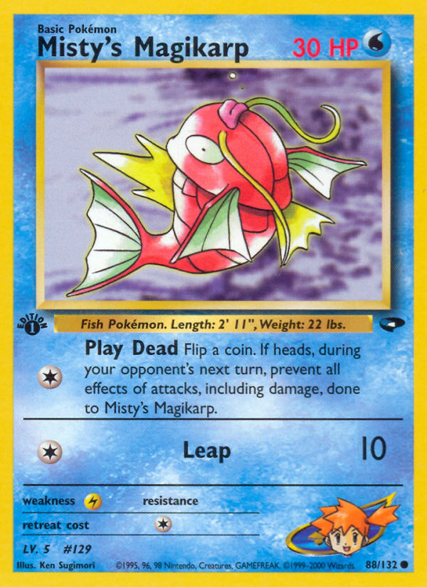 Misty's Magikarp (88/132) [Gym Challenge 1st Edition] | Eastridge Sports Cards & Games