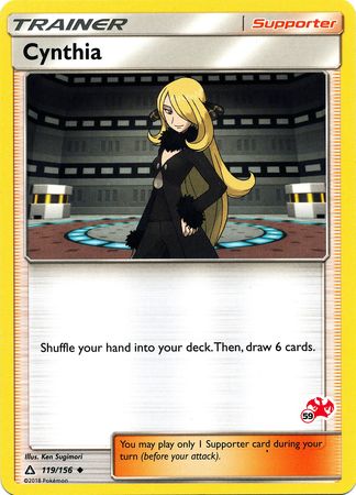 Cynthia (119/156) (Charizard Stamp #59) [Battle Academy 2020] | Eastridge Sports Cards & Games