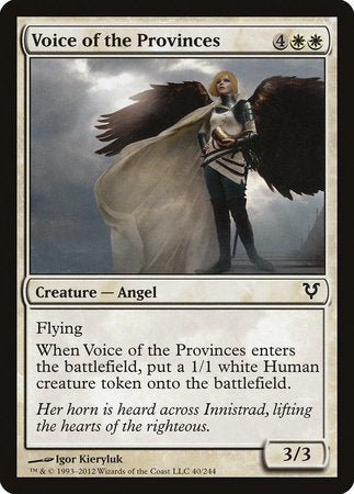 Voice of the Provinces [Avacyn Restored] | Eastridge Sports Cards & Games