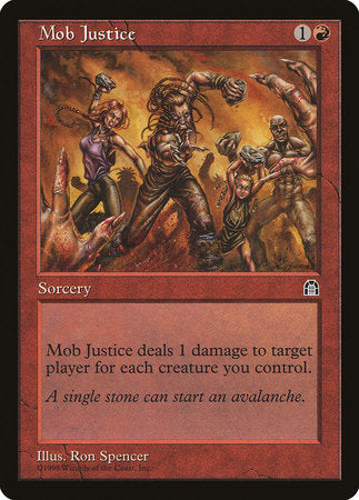 Mob Justice [Stronghold] | Eastridge Sports Cards & Games