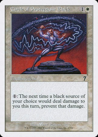 Circle of Protection: Black [Seventh Edition] | Eastridge Sports Cards & Games