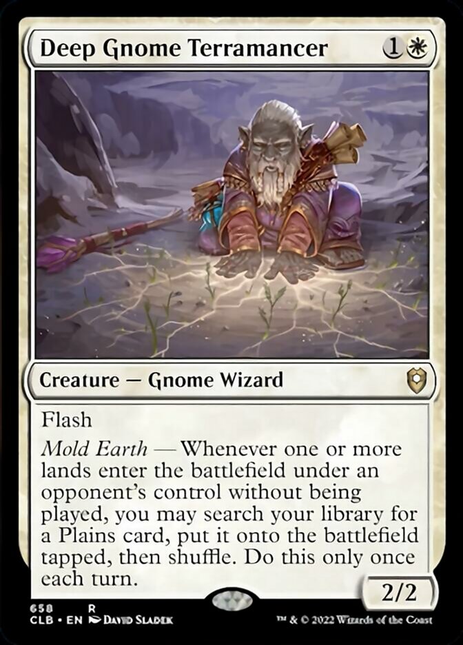 Deep Gnome Terramancer [Commander Legends: Battle for Baldur's Gate] | Eastridge Sports Cards & Games