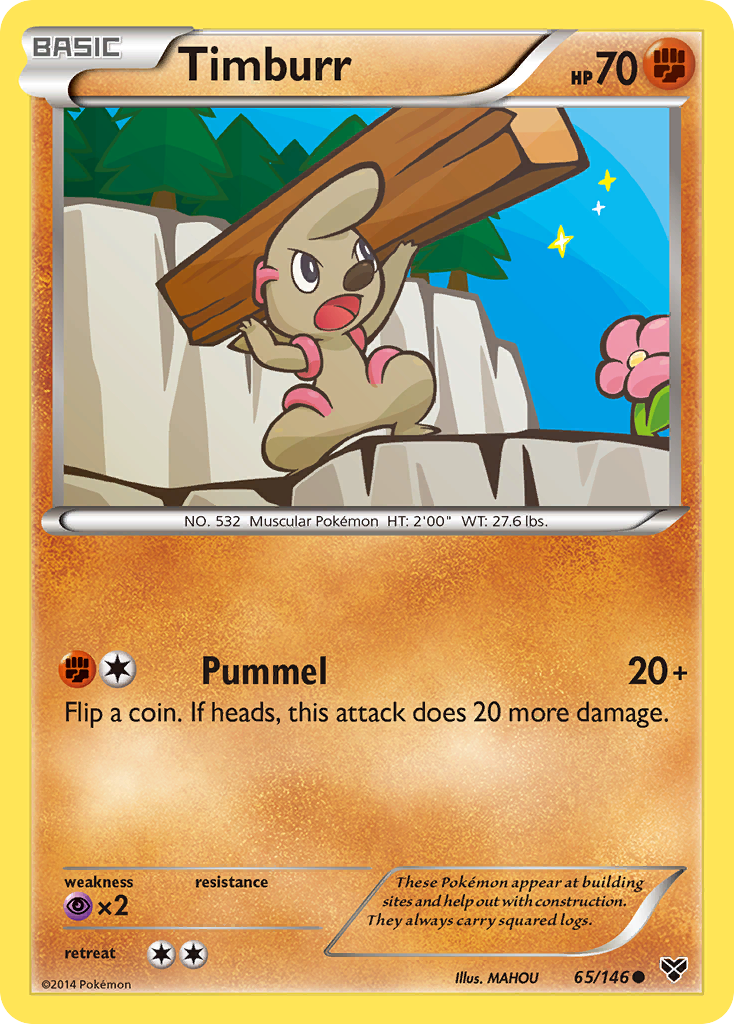 Timburr (65/146) [XY: Base Set] | Eastridge Sports Cards & Games