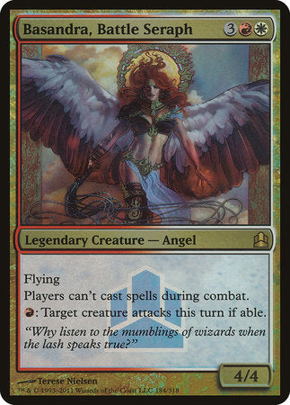 Basandra, Battle Seraph (Commander Launch Promo) [Commander 2011 Launch Party] | Eastridge Sports Cards & Games