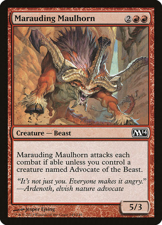 Marauding Maulhorn [Magic 2014] | Eastridge Sports Cards & Games