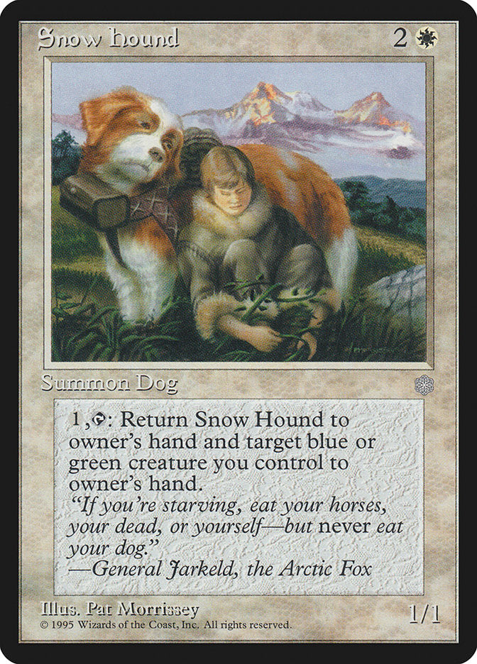 Snow Hound [Ice Age] | Eastridge Sports Cards & Games