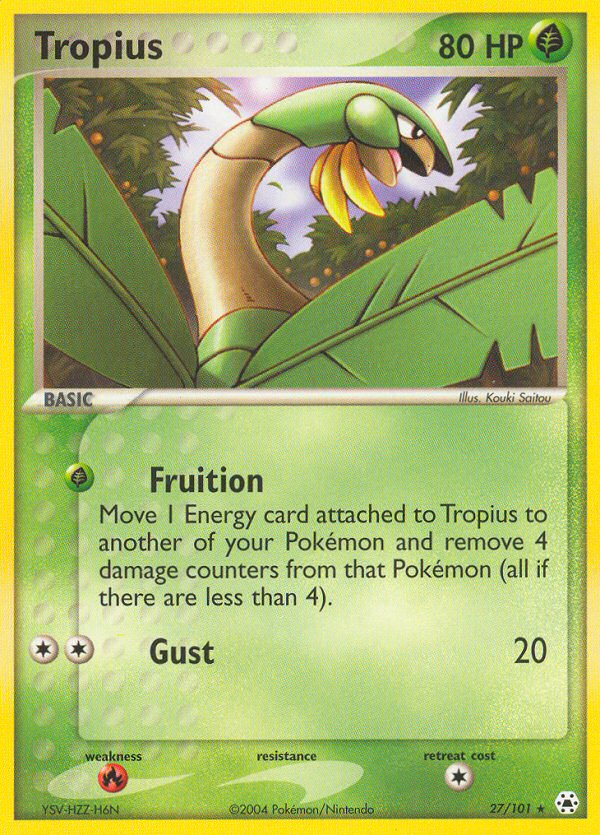 Tropius (27/101) [EX: Hidden Legends] | Eastridge Sports Cards & Games