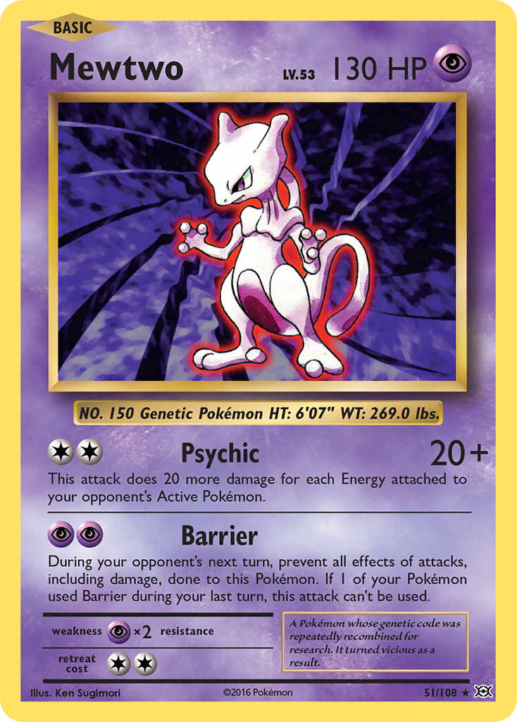 Mewtwo (51/108) [XY: Evolutions] | Eastridge Sports Cards & Games