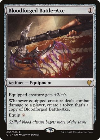 Bloodforged Battle-Axe [Commander 2017] | Eastridge Sports Cards & Games