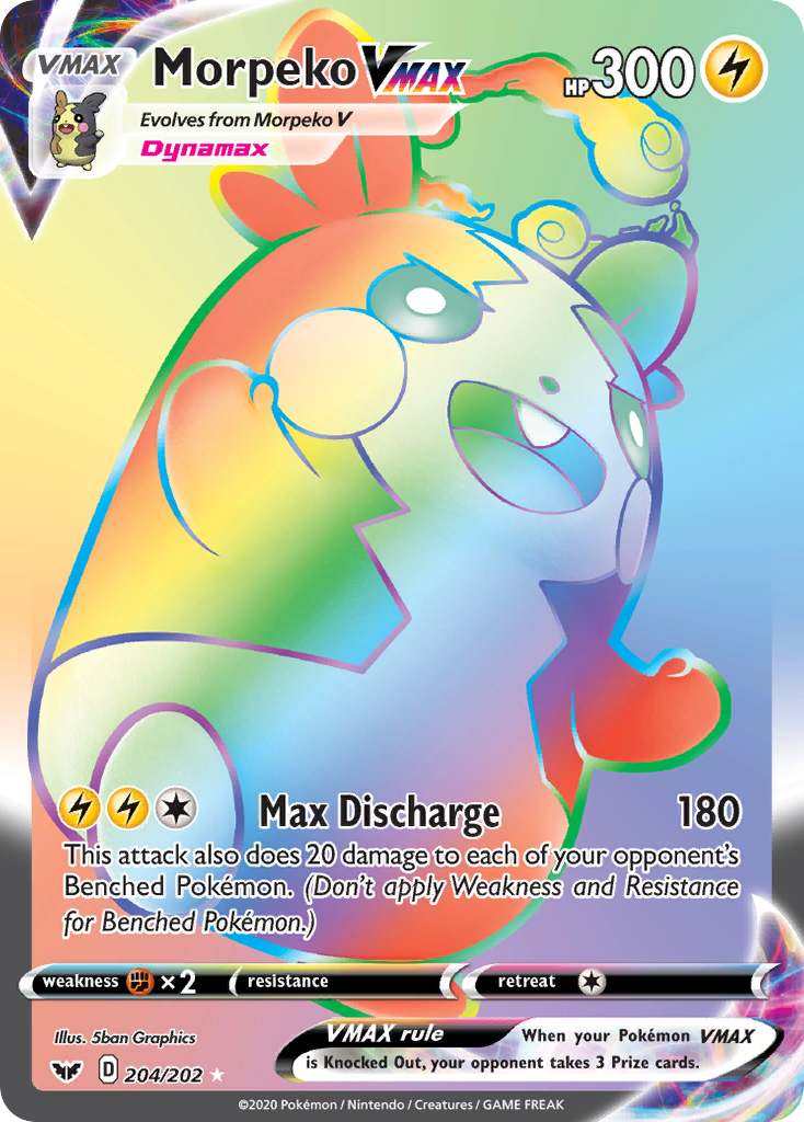 Morpeko VMAX (204/202) [Sword & Shield: Base Set] | Eastridge Sports Cards & Games