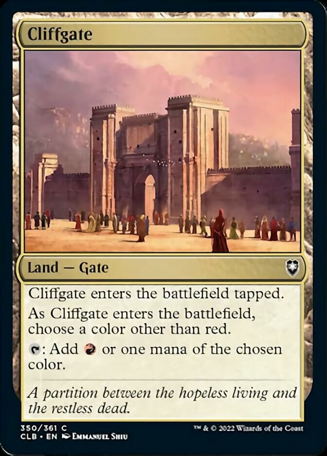 Cliffgate [Commander Legends: Battle for Baldur's Gate] | Eastridge Sports Cards & Games