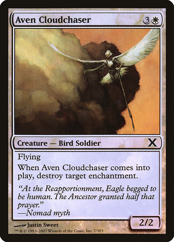 Aven Cloudchaser (Premium Foil) [Tenth Edition] | Eastridge Sports Cards & Games