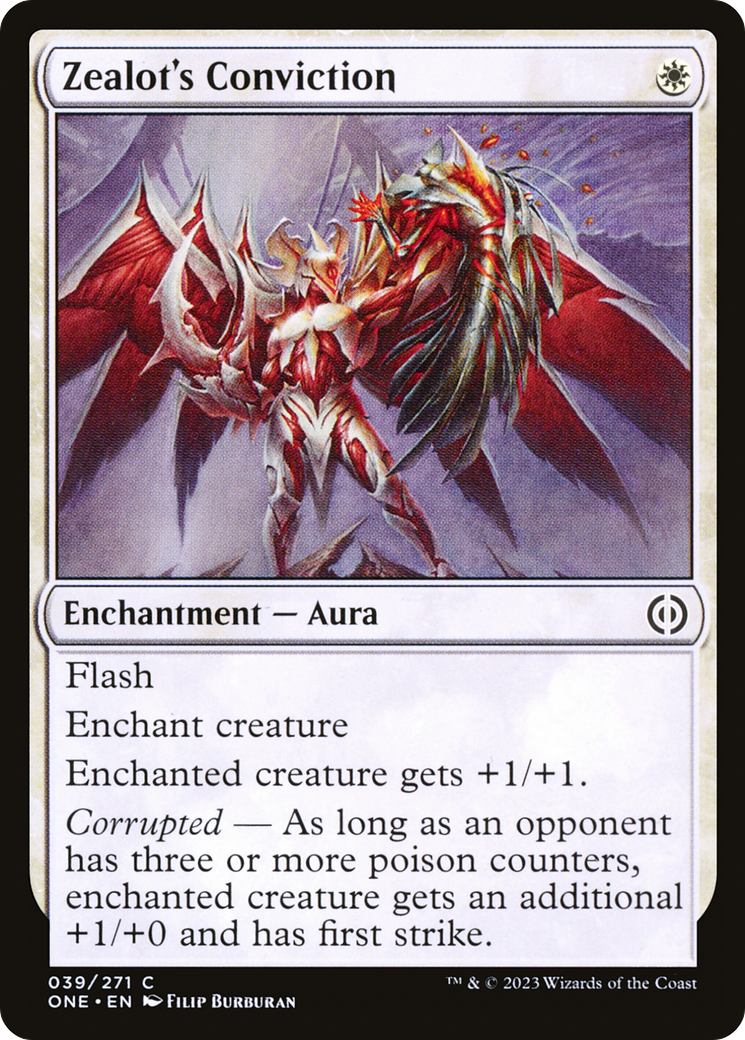 Zealot's Conviction [Phyrexia: All Will Be One] | Eastridge Sports Cards & Games