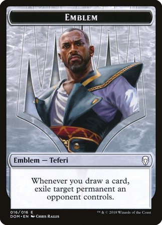Emblem - Teferi, Hero of Dominaria [Dominaria Tokens] | Eastridge Sports Cards & Games