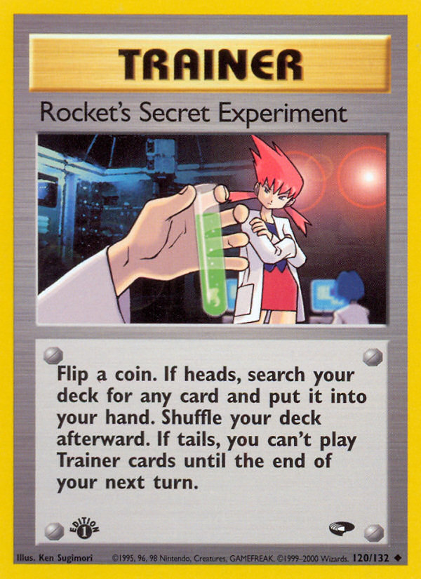 Rocket's Secret Experiment (120/132) [Gym Challenge 1st Edition] | Eastridge Sports Cards & Games