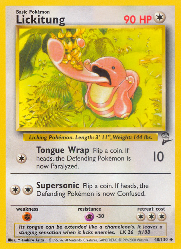 Lickitung (48/130) [Base Set 2] | Eastridge Sports Cards & Games