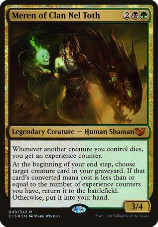 Meren of Clan Nel Toth (Oversized) [Commander 2015 Oversized] | Eastridge Sports Cards & Games