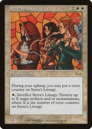 Serra's Liturgy [Urza's Saga] | Eastridge Sports Cards & Games
