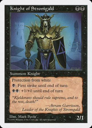 Knight of Stromgald [Fifth Edition] | Eastridge Sports Cards & Games