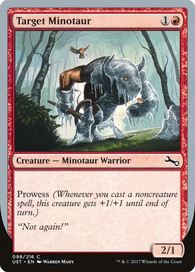 Target Minotaur (Ice Art) [Unstable] | Eastridge Sports Cards & Games