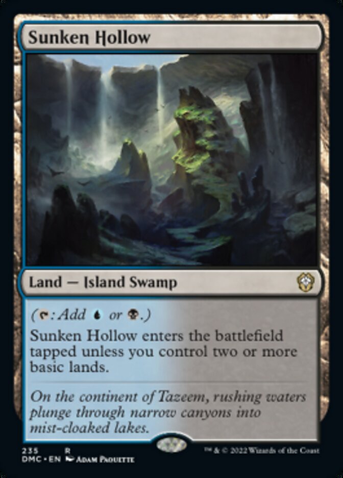 Sunken Hollow [Dominaria United Commander] | Eastridge Sports Cards & Games