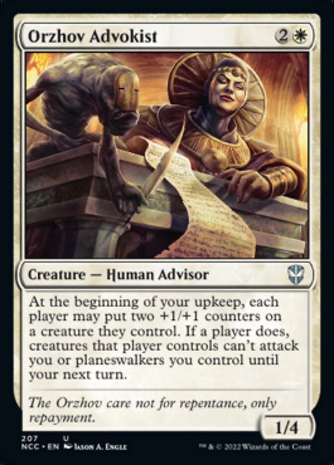 Orzhov Advokist [Streets of New Capenna Commander] | Eastridge Sports Cards & Games