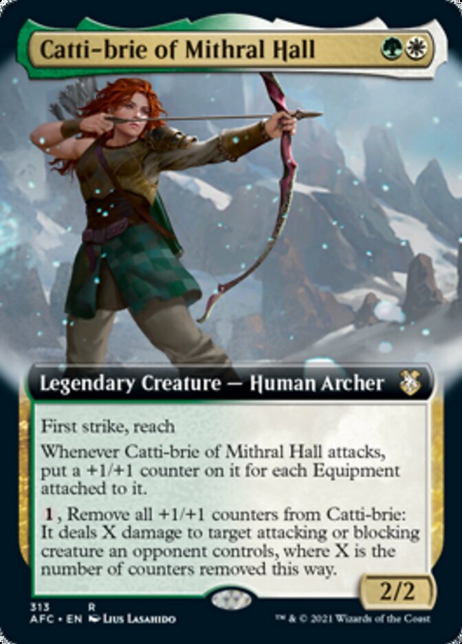 Catti-brie of Mithral Hall (Extended) [Dungeons & Dragons: Adventures in the Forgotten Realms Commander] | Eastridge Sports Cards & Games