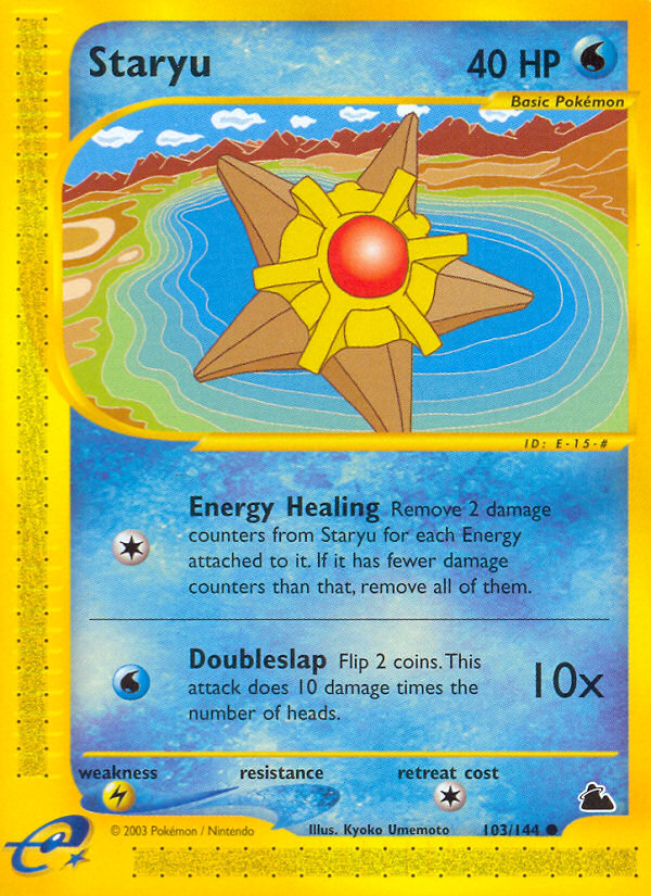 Staryu (103/144) [Skyridge] | Eastridge Sports Cards & Games