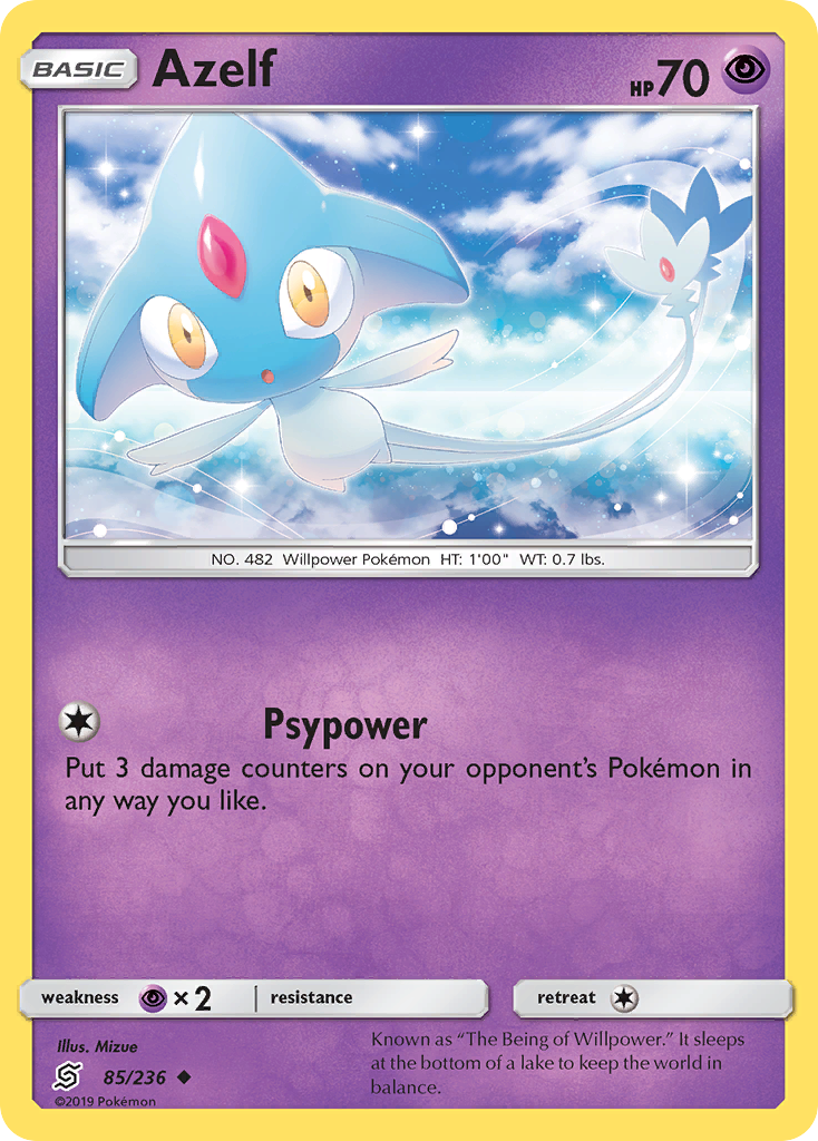 Azelf (85/236) [Sun & Moon: Unified Minds] | Eastridge Sports Cards & Games