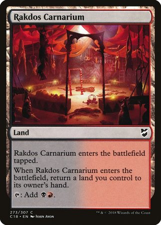 Rakdos Carnarium [Commander 2018] | Eastridge Sports Cards & Games