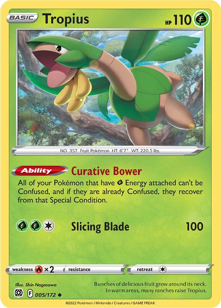 Tropius (005/172) [Sword & Shield: Brilliant Stars] | Eastridge Sports Cards & Games