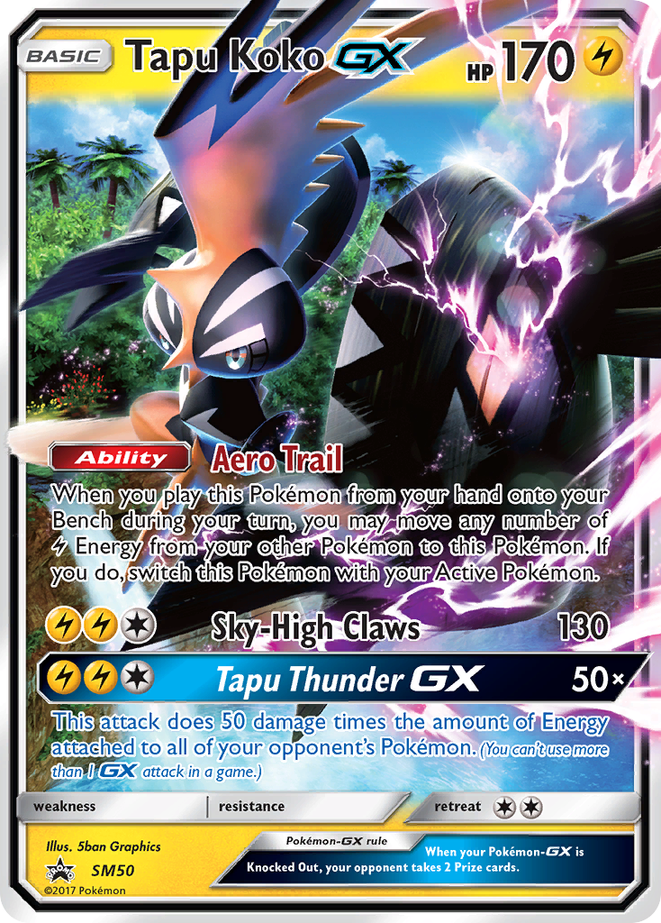 Tapu Koko GX (SM50) [Sun & Moon: Black Star Promos] | Eastridge Sports Cards & Games