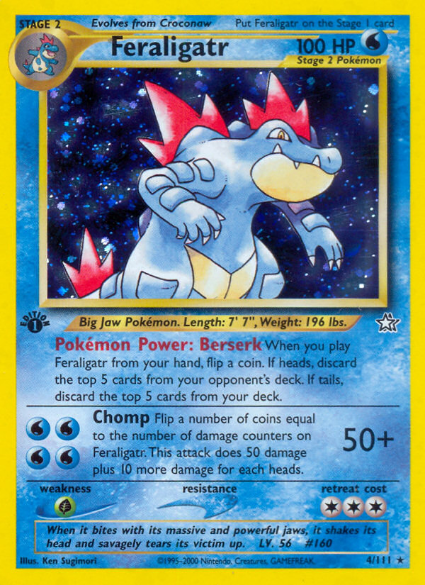 Feraligatr (4/111) [Neo Genesis 1st Edition] | Eastridge Sports Cards & Games