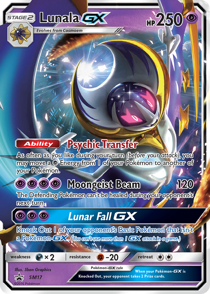 Lunala GX (SM17) [Sun & Moon: Black Star Promos] | Eastridge Sports Cards & Games